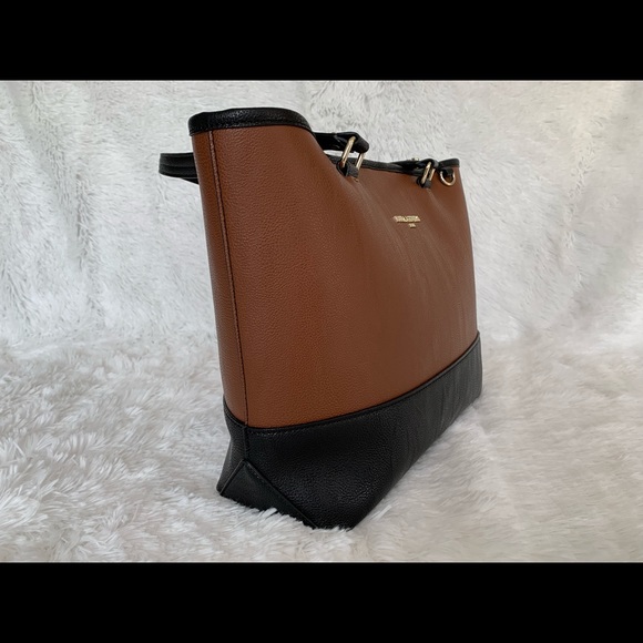 ‼️CLEARANCE‼️Now $75! Lagerfeld 2 Tone Satchel - Picture 2 of 7